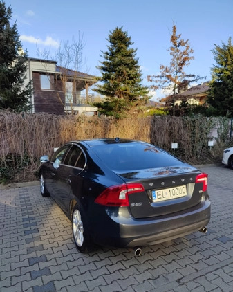 Volvo S60 cena 39000 przebieg: 183797, rok produkcji 2012 z Łódź małe 232